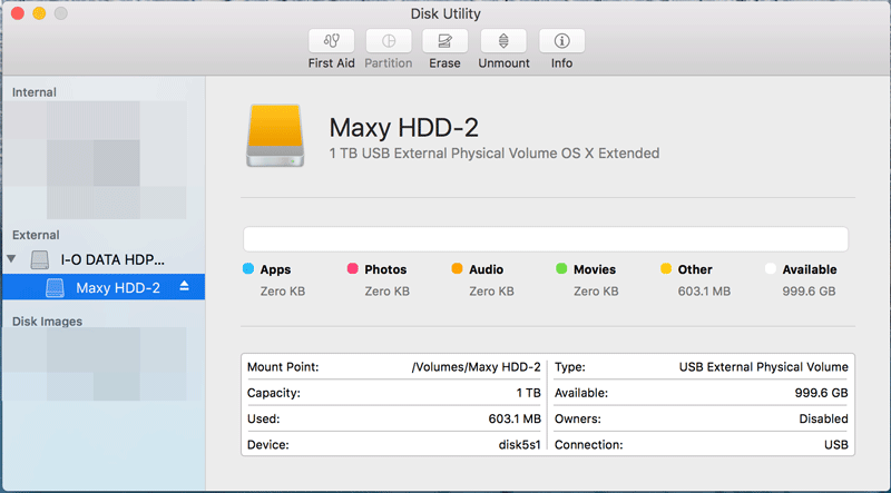 Macで外付けHDD SSD をフォーマットする方法Macで外付けHDD SSD をフォーマットする方法 7