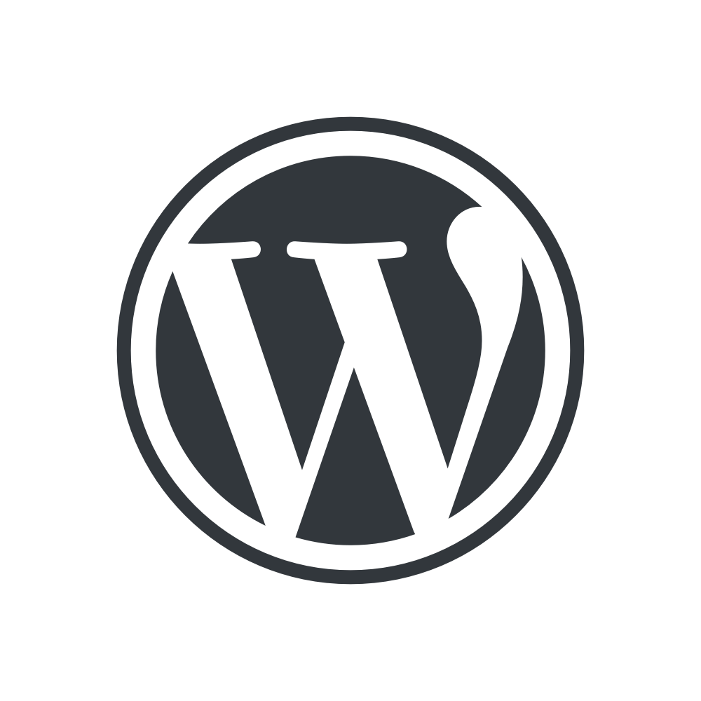 WordPress logotype wmark